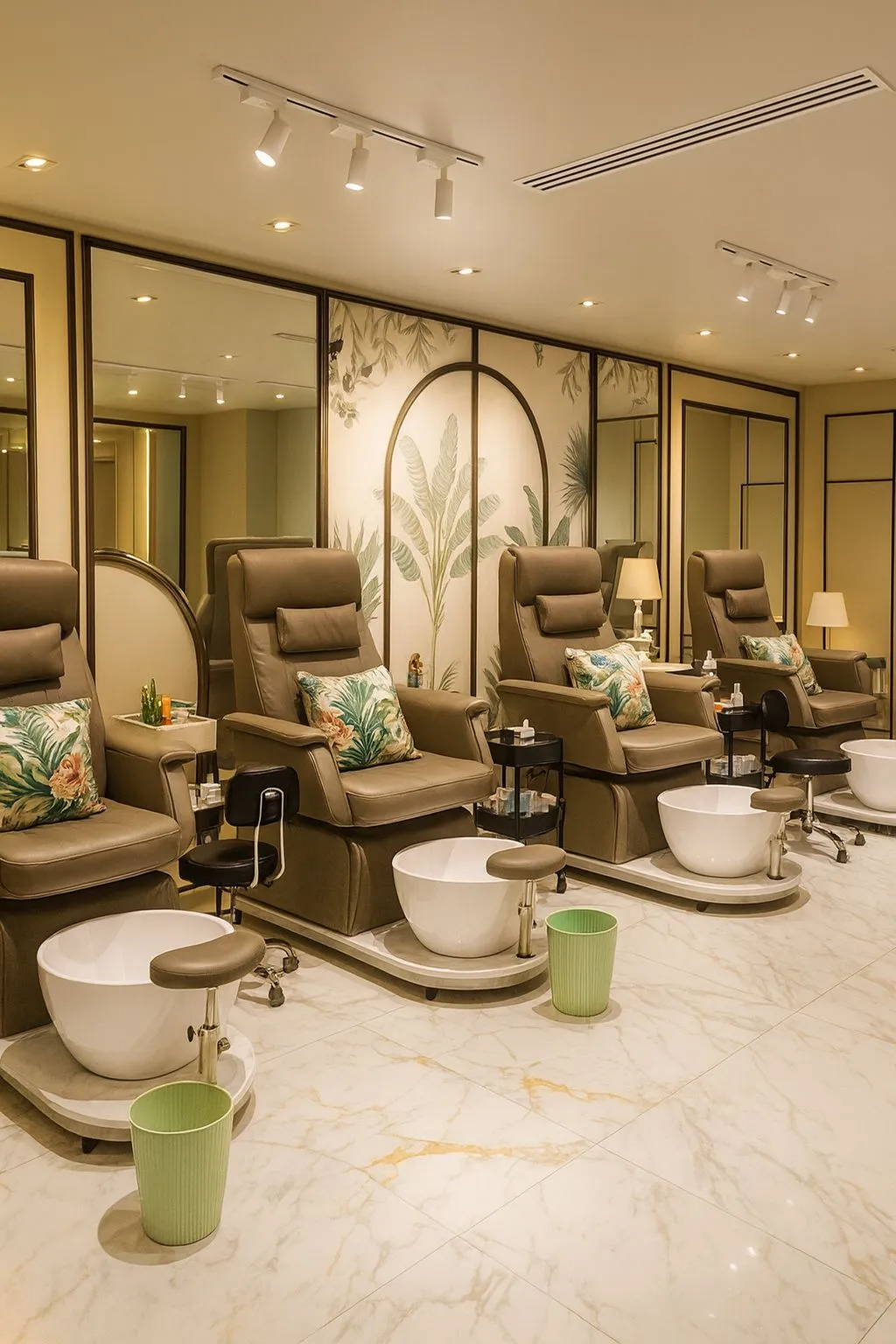 صالونات التجميل ومراكز السبا